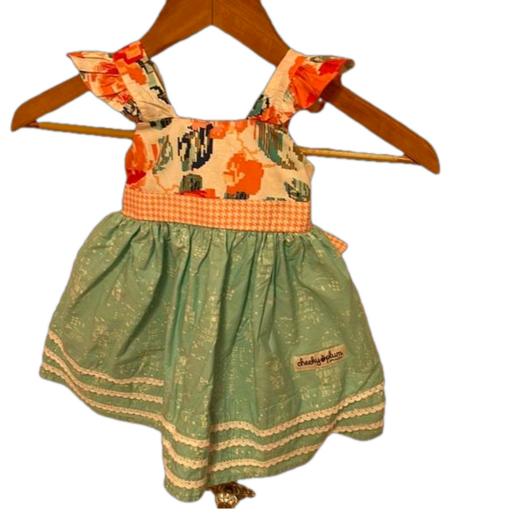 Cheeky plum girls dress size 2 GUC